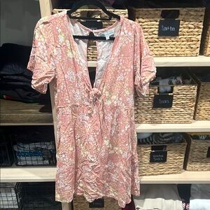 Pink Floral Dress